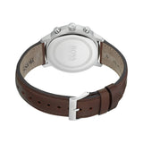Buy Shop Hugo Boss Attitude White Dial Brown Leather Strap Watch for Men - 1513609 USA Online