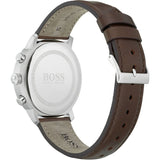 Buy Shop Hugo Boss Attitude White Dial Brown Leather Strap Watch for Men - 1513609 USA Online