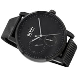Buy Shop Hugo Boss Oxygen Black Dial Black Mesh Bracelet Watch for Men - 1513636 USA Online