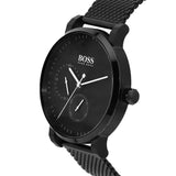 Buy Shop Hugo Boss Oxygen Black Dial Black Mesh Bracelet Watch for Men - 1513636 USA Online