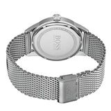 Buy Shop Hugo Boss Legacy Grey Dial Silver Mesh Bracelet Watch for Men - 1513673 USA Online
