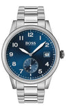 Buy Shop Hugo Boss Legacy Blue Dial Silver Steel Strap Watch for Men - 1513707 USA Online