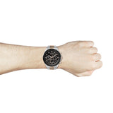 Buy Shop Hugo Boss Here Chronograph Black Dial Two Tone Steel Strap Watch for Men - 1513757 USA Online