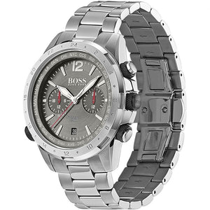 Buy Shop Hugo Boss Nomad Grey Dial Silver Steel Strap Watch for Men - 1513774 USA Online