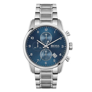 Buy Shop Hugo Boss Skymaster Blue Dial Silver Steel Strap Watch for Men - 1513784 USA Online