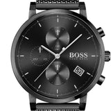 Buy Shop Hugo Boss Integrity Black Dial Black Mesh Bracelet Watch for Men - 1513813 USA Online