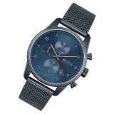 Buy Shop Hugo Boss Skymaster Chronograph Blue Dial Blue Mesh Bracelet Watch for Men - 1513836 USA Online
