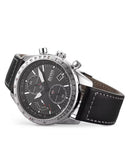 Buy Shop Hugo Boss Aero Chronograph Black Dial Black Leather Strap Watch for Men - 1513770 USA Online