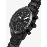 Buy Shop Hugo Boss Aero Black Dial Black Steel Strap Watch for Men - 1513771 USA Online