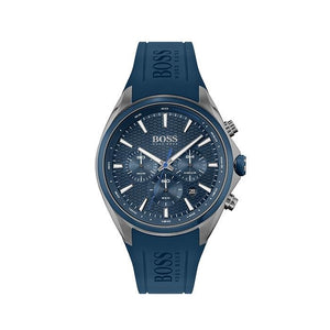 Buy Shop Hugo Boss Distinct Blue Dial Blue Rubber Strap Watch for Men - 1513856 USA Online
