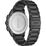 Buy Shop Hugo Boss Dapper Chronograph Black Dial Black Steel Strap Watch For Men - 1513929 USA Online