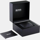 Buy Shop Hugo Boss Dapper Chronograph Black Dial Black Steel Strap Watch For Men - 1513929 USA Online