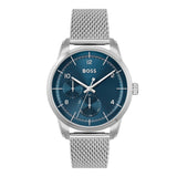 Buy Shop Hugo Boss Sophio Blue Dial Silver Mesh Bracelet Watch for Men - 1513942 USA Online