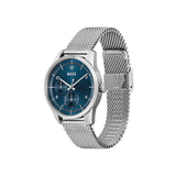 Buy Shop Hugo Boss Sophio Blue Dial Silver Mesh Bracelet Watch for Men - 1513942 USA Online