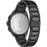 Hugo Boss Volane Black Dial Black Steel Strap Watch for Men - 1513950