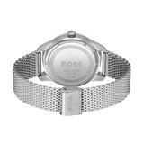 Buy Shop Hugo Boss Sophio Black Dial Silver Mesh Bracelet Watch for Men -1513961 USA Online