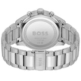 Hugo Boss View Chronograph Blue Dial Silver Steel Strap Watch For Men - 1513989