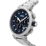 Buy Shop Hugo Boss One Chronograph Blue Dial Silver Steel Strap Watch For Men - 1513999 USA Online