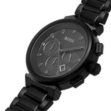 Buy Shop Hugo Boss One Chronograph Black Dial Black Steel Strap Watch For Men - 1514001 USA Online