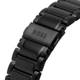Buy Shop Hugo Boss One Chronograph Black Dial Black Steel Strap Watch For Men - 1514001 USA Online