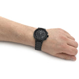 Buy Shop Hugo Boss One Chronograph Black Dial Black Steel Strap Watch For Men - 1514001 USA Online