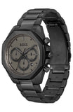 Buy Shop Hugo Boss Cloud Chronograph Black Dial Black Steel Strap Watch For Men - 1514016 USA Online
