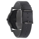 Buy Shop Calvin Klein City Quartz Black Dial Black Leather Strap Watch for Men - K2G2G4C1 USA Online