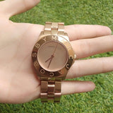 Buy Shop Marc Jacobs Blade Rose Gold Dial Rose Gold Steel Strap Watch for Women - MBM3127 USA Online