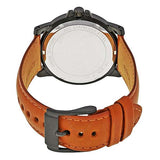 Buy Shop Michael Kors Paxton Analog Black Dial Brown Rubber Strap Watch For Men - MK8502 USA Online