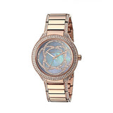 Buy Shop Michael Kors Kerry Purple Dial Rose Gold Stainless Steel Strap Watch for Women - MK3482 USA Online