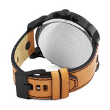 Buy Shop Diesel Mr. Daddy 2.0 Chronograph Grey Dial Brown Leather Strap Watch For Men - DZ7406 USA Online
