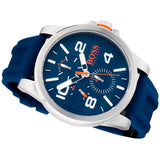 Buy Shop Hugo Boss Detroit Quartz Blue Dial Blue Silicone Strap Watch For Men - 1550008 USA Online