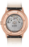 Buy Shop Mido Commander Automatic Black Dial Black Leather Strap Watch For Men - M021.407.36.411.00 USA Online