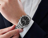 Buy Shop Tag Heuer Carrera Automatic Chronograph Black Dial Silver Steel Strap Watch for Men - CBK2110.BA0715 USA Online