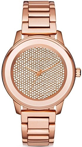Buy Shop Michael Kors Kinley Rose Gold Dial Rose Gold Steel Strap Watch for Women - MK6210 USA Online