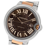 Buy Shop Cartier Ballon Bleu de Cartier Brown Dial Two Tone Steel Strap Watch for Men - W6920032 USA Online