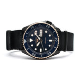 Buy Shop Seiko 5 Sports Automatic Blue Dial Black NATO Strap Watch for Men - SBSA098 USA Online