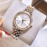 Buy Shop Michael Kors Darci Silver Dial Two Tone Steel Strap Watch for Women - MK3405 USA Online