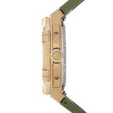 Maurice Lacroix Aikon Venturer Bronze Dial Green Rubber Strap Watch For Men - AI6058-BRZ01-630-1