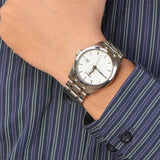 Buy Shop Tissot T Trend Couturier Chronograph White Dial Silver Steel Strap Watch For Men - T035.410.11.031.00 USA Online