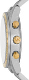 Buy Shop Michael Kors Accelerator Chronograph White Dial Silver Steel Strap Watch For Men - MK9112 USA Online