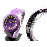 Buy Shop Marc Jacobs Pelly Purple Dial Purple Silicone Strap Watch for Women - MBM2505 USA Online