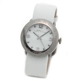Buy Shop Marc Jacobs Blade White Dial White Leather Strap Watch for Women - MBM1223 USA Online