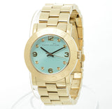 Buy Shop Marc Jacobs Amy Blue Dial Gold Steel Strap Watch for Women - MBM3301 USA Online