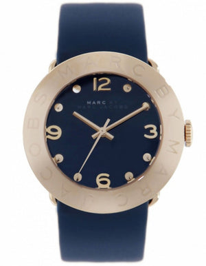 Buy Shop Marc Jacobs Blade Blue Dial Blue Leather Strap Watch for Women - MBM1224 USA Online