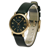 Buy Shop Marc Jacobs Baker Mini Green Dial Green Leather Strap Watch for Women - MBM1272 USA Online