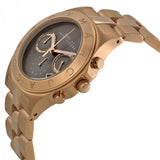 Buy Shop Marc Jacobs Blade Chronograph Brown Dial Rose Gold Steel Strap Watch for Women - MBM3308 USA Online