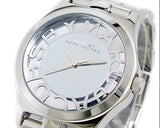Buy Shop Marc Jacobs Henry Transparent Silver Dial Silver Steel Strap Watch for Women - MBM3205 USA Online