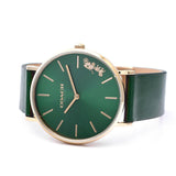 Buy Shop Coach Perry Green Dial Green Leather Strap Watch for Women - 14503383-C USA Online