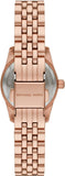 Michael Kors Lexington Three Hand Rose Gold Dial Rose Gold Steel Strap Watch For Women - MK4739